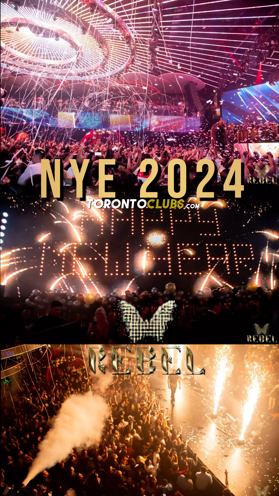 Rebel Toronto New Years Eve Event 2024